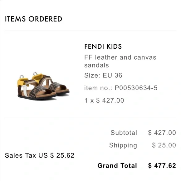 🆕 FENDI SANDALS - Picture 6 of 6